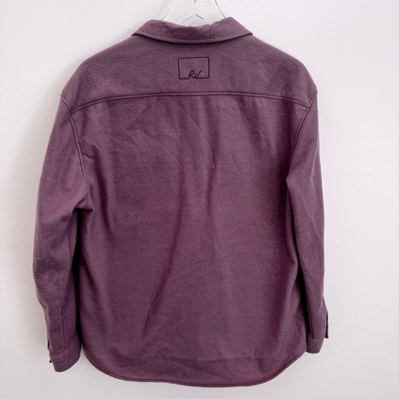 Reclaimed Vintage size 6 Flannel Fleece Top soft button up - Picture 3 of 7